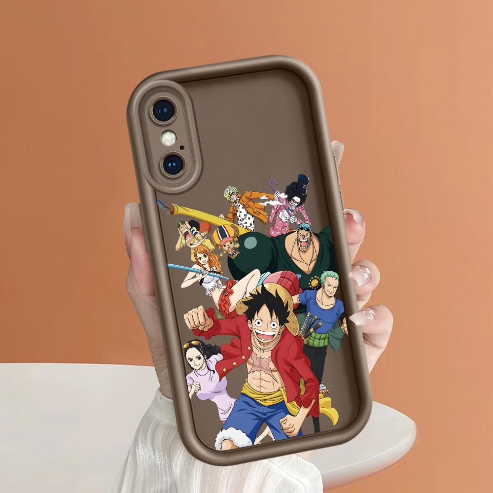 Модный квадратный чехол для телефона Luffy для Realme OPPO Reno VIVO Infinix Tecno Oneplus, полный чехол для камеры, противоударный защитный резиновый чехол