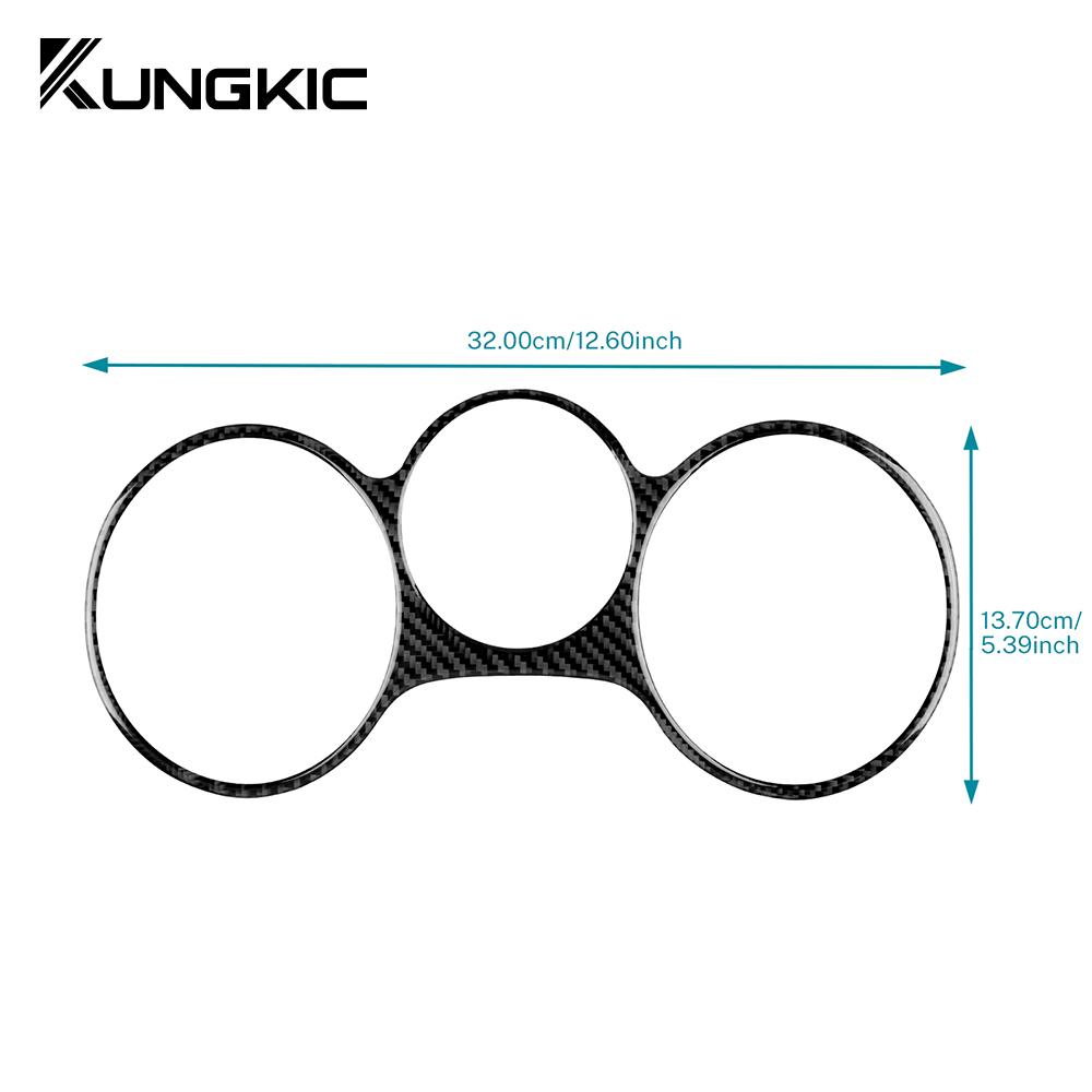 Настоящая наклейка из мягкого углеволокна для Seat Leon 2005 2006 2007 2008 2009 2010 2011 2012, отделка приборной панели автомобиля, спидометра