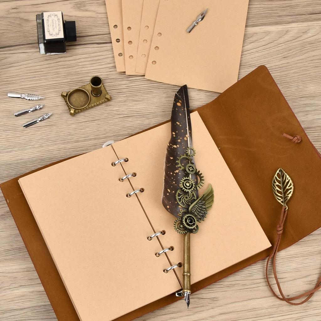 Перьевая ручка и чернила Перьевая ручка для письма Набор чернил для перьевой ручки Включает набор перьевых ручек Ручка для подписи Канцелярские принадлежности Перьевая ручка с чернилами в стиле ретро Перьевая ручка