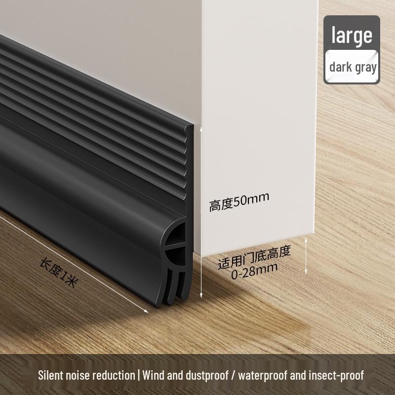 Winter Windproof Silicone Door Bottom Seal Strip for Sound Insulation and Draft Blocking