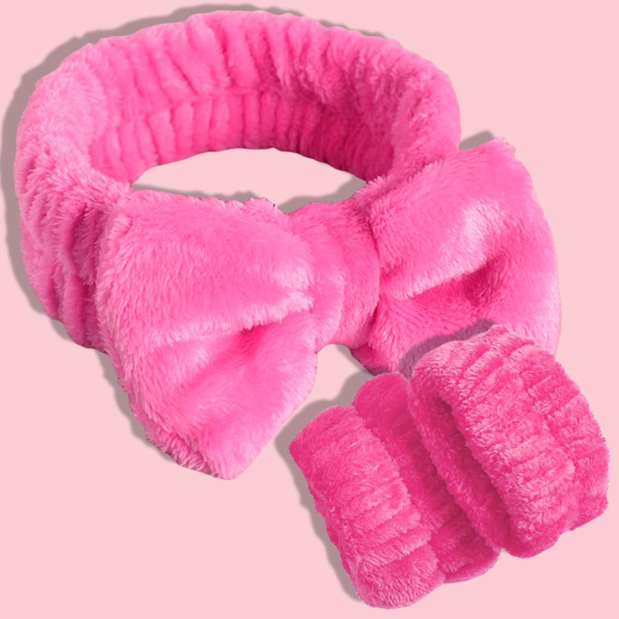 Мягкая повязка на голову с бантом, туалетная резинка, многоцветная, матовая, с матовым покрытием, большая заколка, высокоэластичная резинка для волос, набор из 16 штук