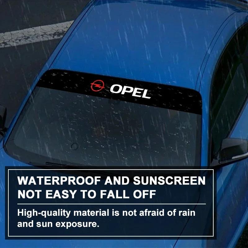 Car Window Windshield Sunshade Decorative Racing Concealer Sticker For Opel Astra j Insignia Astra g Corsa Zafira b Mokka Vivaro Cy7