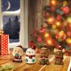 4 Pieces Christmas Mini Figurines Creative for Cabinet Fireplace Living Room