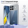 Для Xiaomi Poco F8 Ultra 5G Чехол Ударопрочный силиконовый бампер с воздушной подушкой Прозрачная матовая задняя крышка Жесткий чехол для телефона для Poco F8Ultra