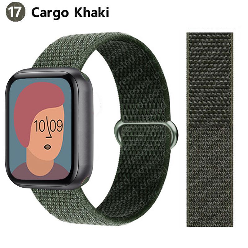 2 шт. Ремешки Для Apple Watch Band 44 мм 40 мм 45 мм 46 мм 42 мм 49 мм 41 мм Нейлоновый петлевой браслет iwatch Серия 10 9 8 7 6 5 3 se ultra 2