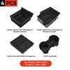 YZ For Tesla Model 3 2019-2023 Model Y 2021-2024 Storage Box Center Armrest Hidden Box Cup Holder Organizer Car Accessories