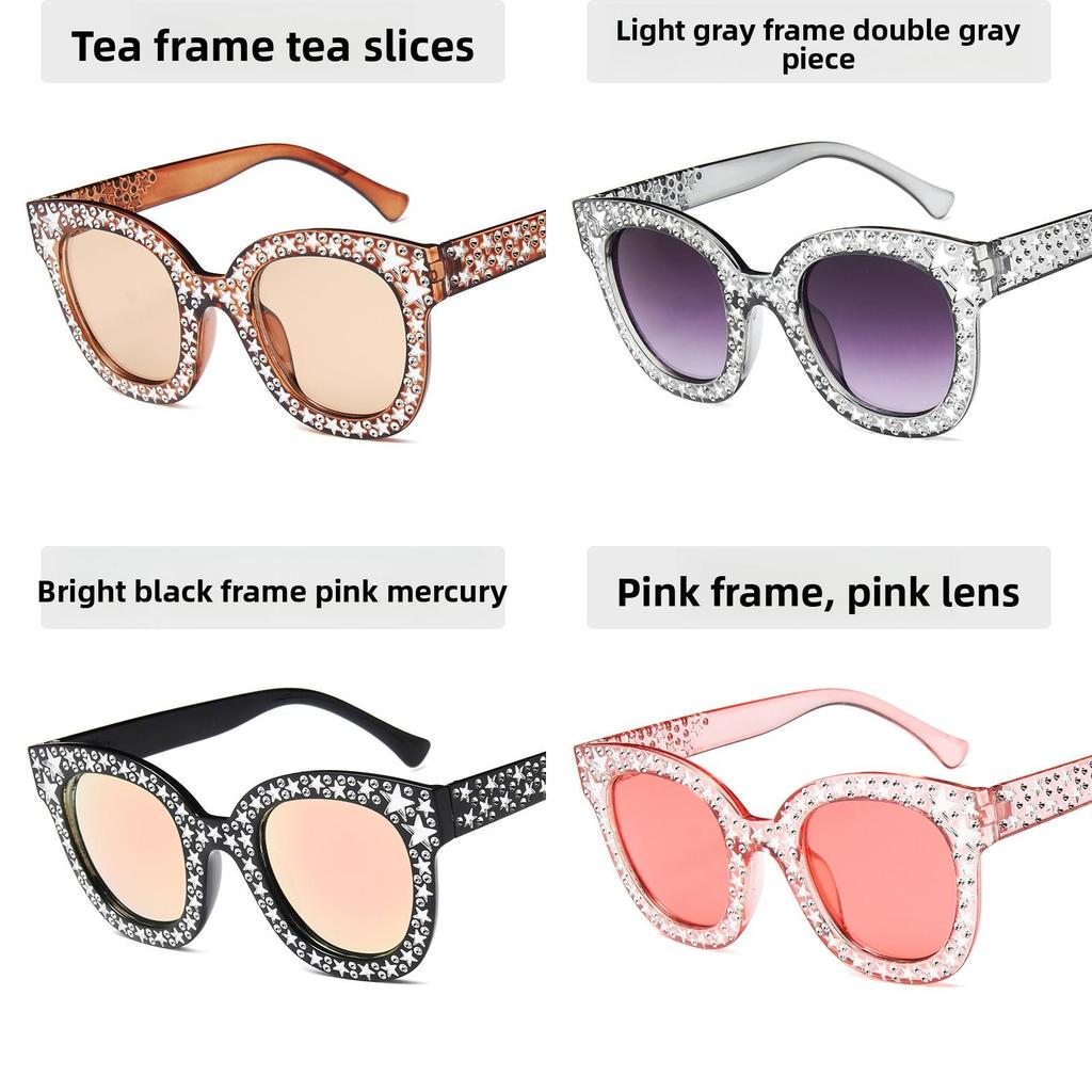 Personalized Star Shape Sunglasses With Uv Block For Casual Wear And Events