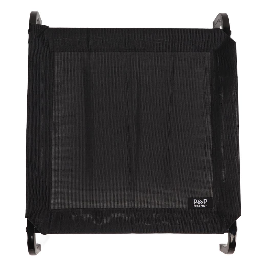 Elevated Dog Bed Breathable Washable Removable Mesh Iron Frame Portable Cooling Raised Dog Cot for Outdoor Camping