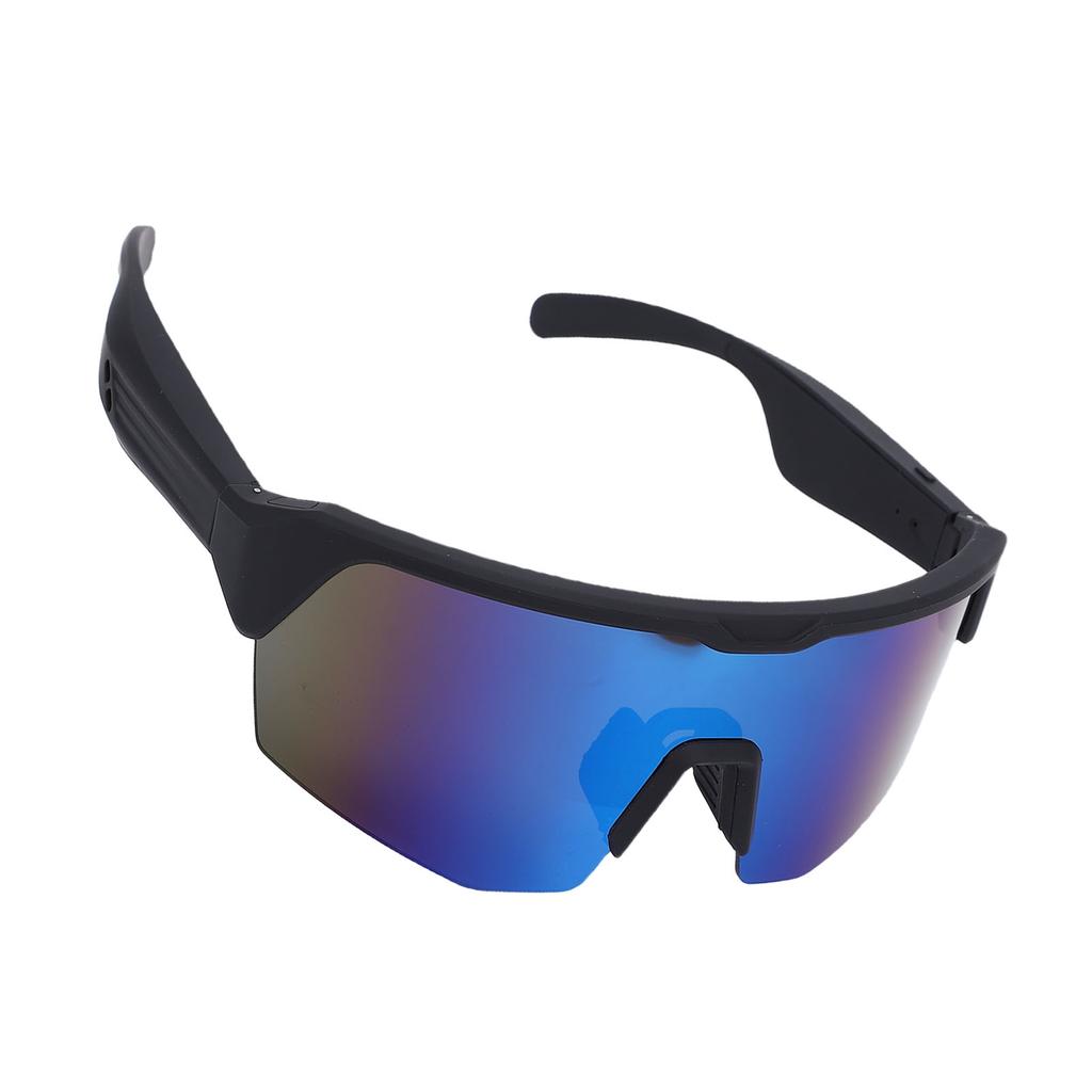 Sports Bluetooth Glasses Wireless Smart Cycling Sunglasses with Blue Polarized Lenses Built in Mic Speakers for Outdoor