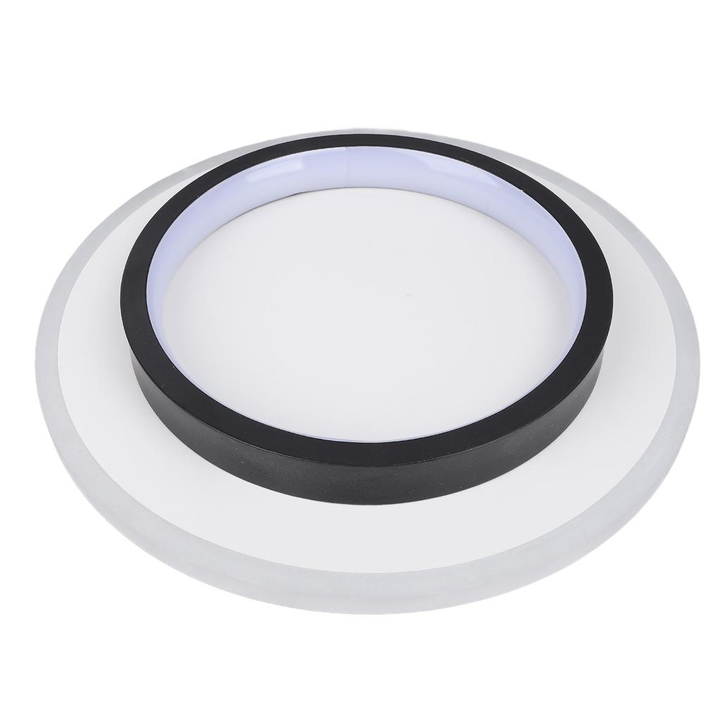 Modern LED Ceiling Light Flush Mount Round Fixture with Remote Control for Living Room Hallway Entry