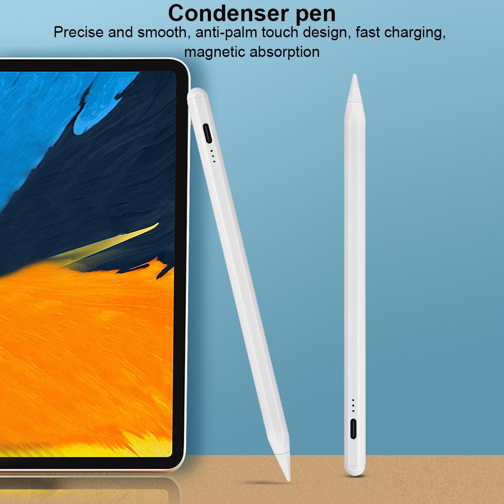Стилус для Apple Pencil для iPad 2018-2025 годов, отклонение ладони, сенсорный стилус для планшета, емкостный стилус для iPad Pro 12,9/11/13 дюймов M4