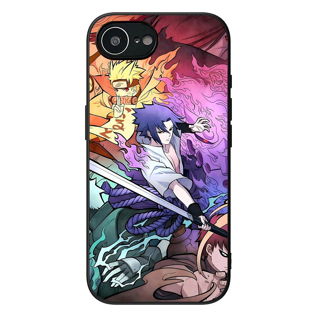 Гаара Учиха Саске Наруто Чехол для телефона Apple iPhone 17 16 14 15 Pro Max Plus 15+ 16E XR ProMax Air 16+ Мягкий чехол