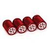 Новые 4 шт. Колпачки на ниппель колеса автомобиля для Volkswagen Rline GTI Golf Jetta Tiguan Scirocco Sagitar Touareg Magotan