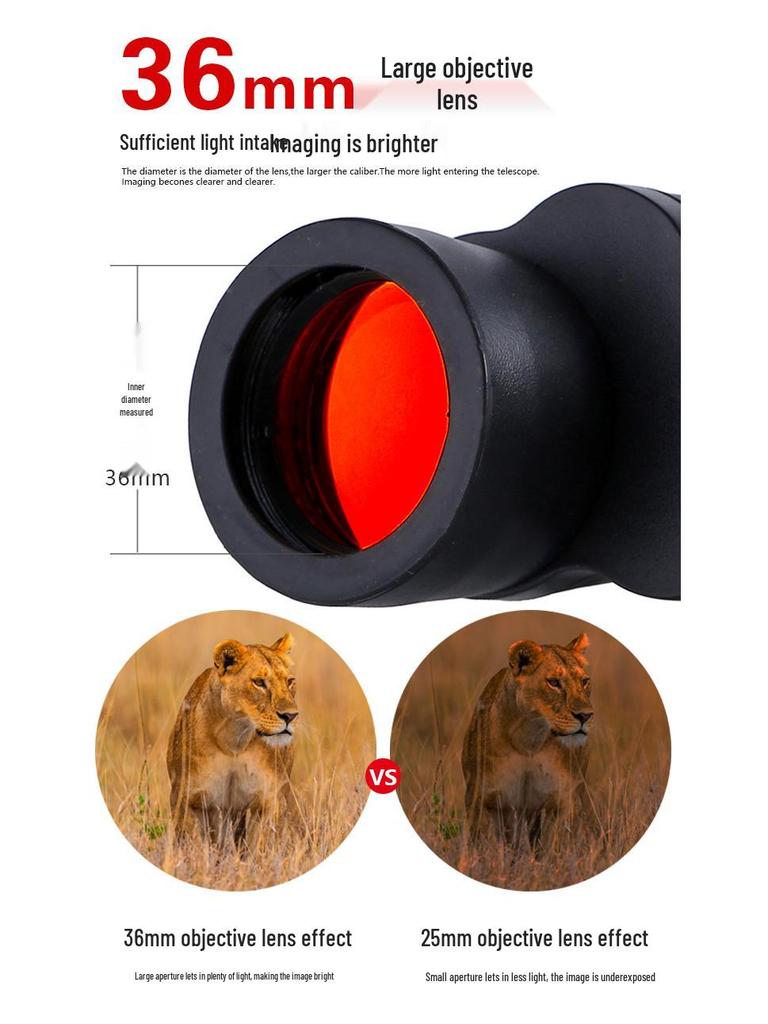 Maifeng 80x80 HD Мощный бинокль с ночным видением при слабом освещении