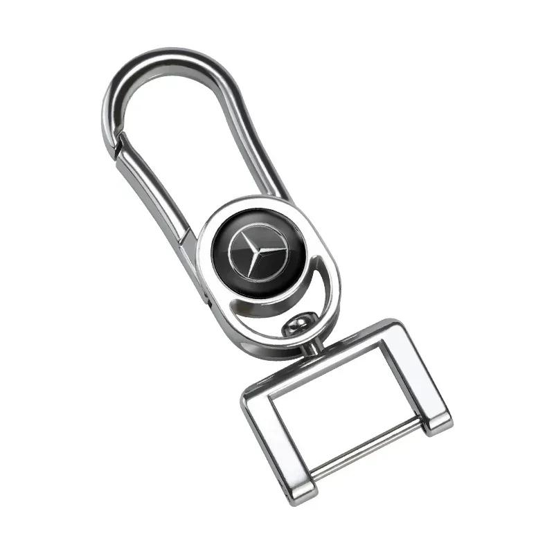 Car Key Cover Accessories Metal Keychain Zinc Alloy Keyring For Mercedes Benz AMG GLE GLS CLS GLC CLA GLA GLK ML C197 R231 W167 FVWXY1