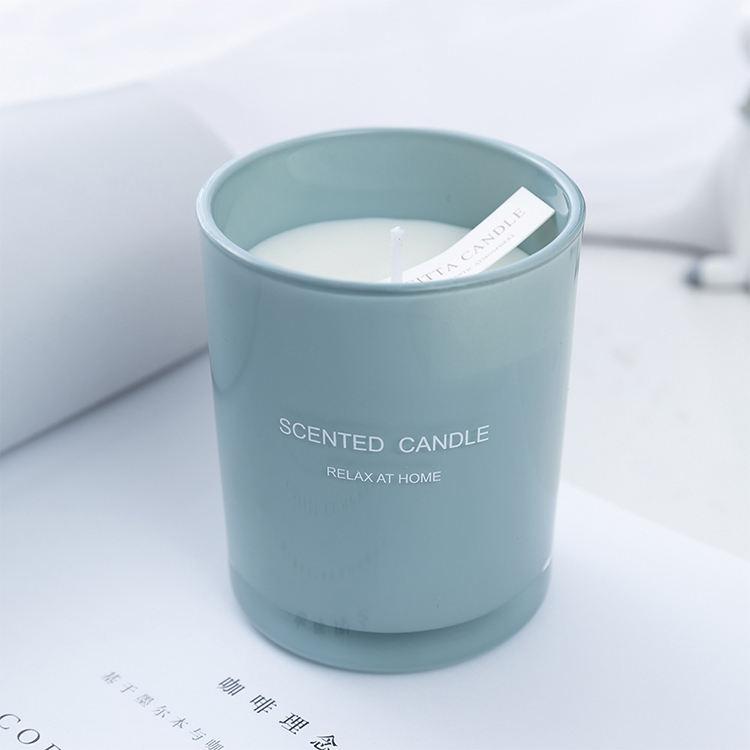 Custom Handmade Home Decoration Soy Wax Scented Candles Wedding Christmas Luxury Scented Candles in Glass Jar