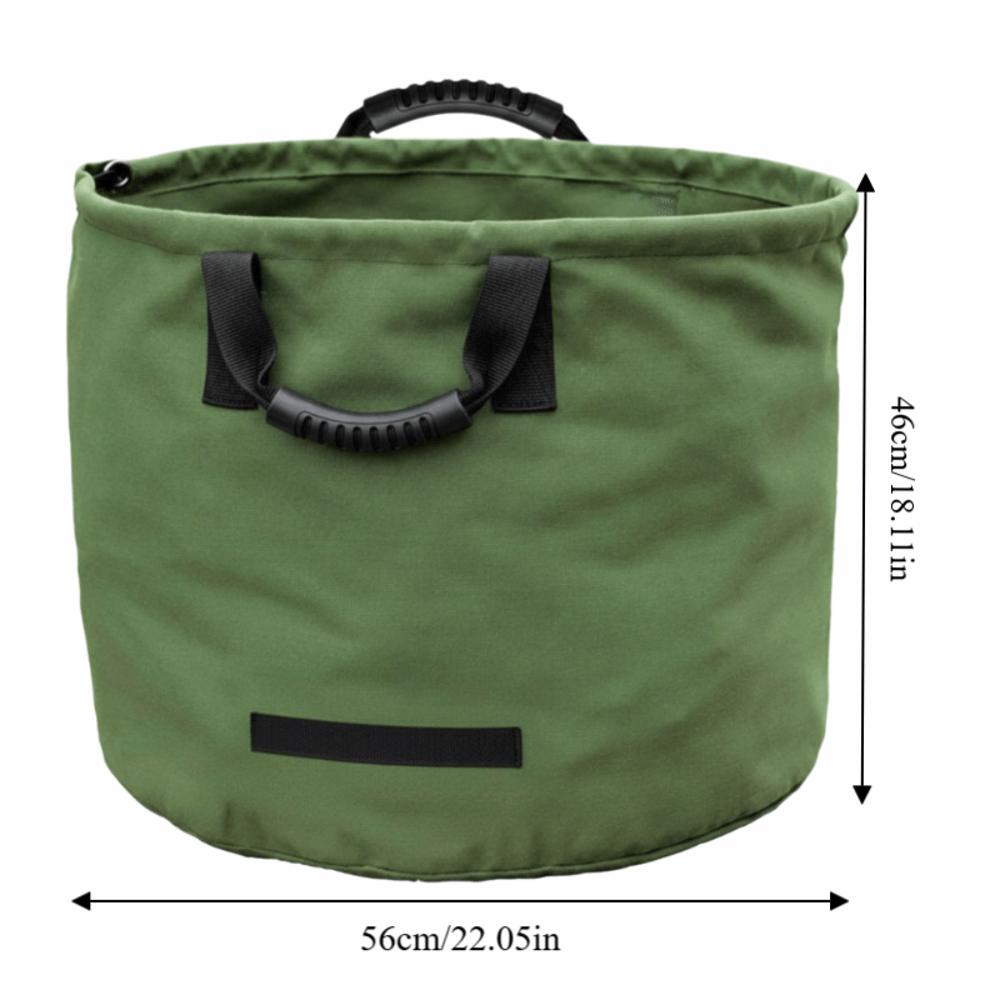 Reusable Lawn Bag Portable Garden Waste Bag Lawn Cleanup Container Weed and Debris Gathering