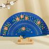 Folding Fan Wood Spanish Fan for Dancing Printing Hand Folding Fan Home Decoration Ornaments Craft Gifts for Guest