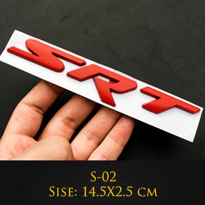 Металлические 3D наклейки на задний багажник автомобиля для Charger Srt, значок-эмблема Sxt, Challenger, Durango, Viper, Caliber, декорация значка-эмблемы на решетку