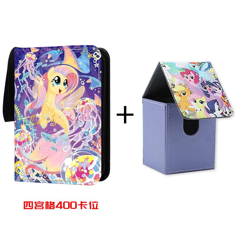 My Little Pony Card Box Pinkie Pie Fluttershy Applejack Diy High Quality Collection Card Storage Box Anime Peripheral Toy Gifts
