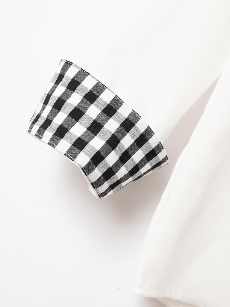 Мужская клетчатая рубашка в деловом стиле с цветными блоками, повседневная, облегающая, с длинным рукавом, для весны и осени