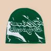Autumn And Winter Street American Letter Contrasting Color Knitted Hat For Men And Women To Keep Warm And Wear Personalized Cold Hat Pullover Hat