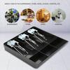 Black ABS Plastic Cash Drawer Insert Tray Three Compartments Money Tray  Cashier