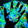 Pcs Safe Colorful Rhombus Luminous Stones Aquarium Ornament Lawn Decor Decorative Pebbles