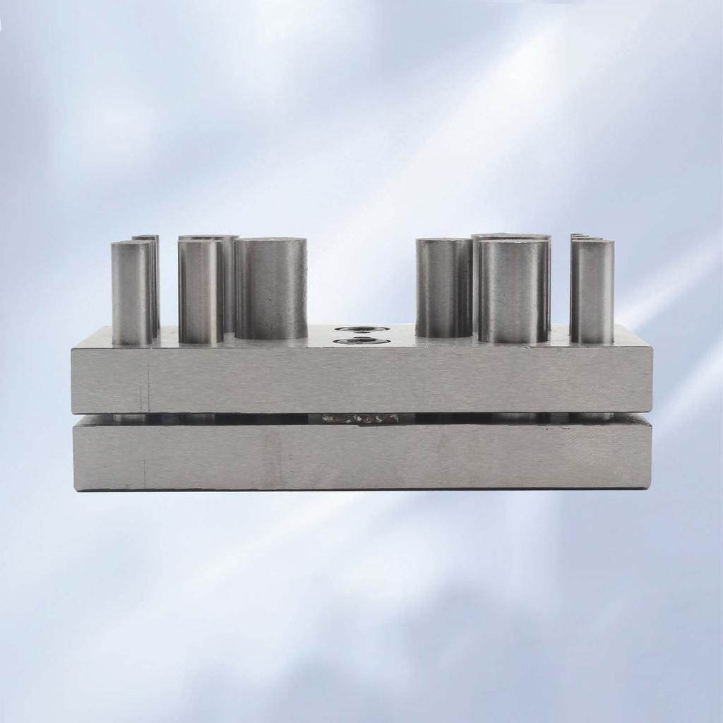 Disc Cutter 14 Round Punches Set Jewelry Making Metal Cutting Forming Pendant Charm Coin Punch Tool