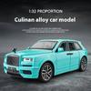 Масштаб 1/32 Rolls Cullinan Роскошный внедорожник Сплав Литой Металл Модель Звук и Свет Детская Игрушечная Машина Украшение Центральной Консоли Детский Подарок