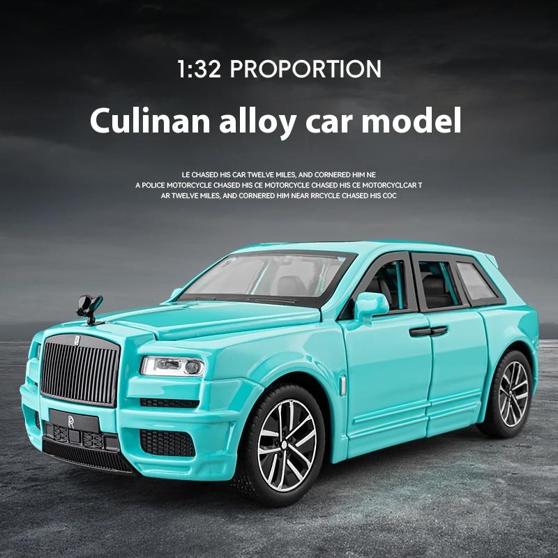 Масштаб 1/32 Rolls Cullinan Роскошный внедорожник Сплав Литой Металл Модель Звук и Свет Детская Игрушечная Машина Украшение Центральной Консоли Детский Подарок