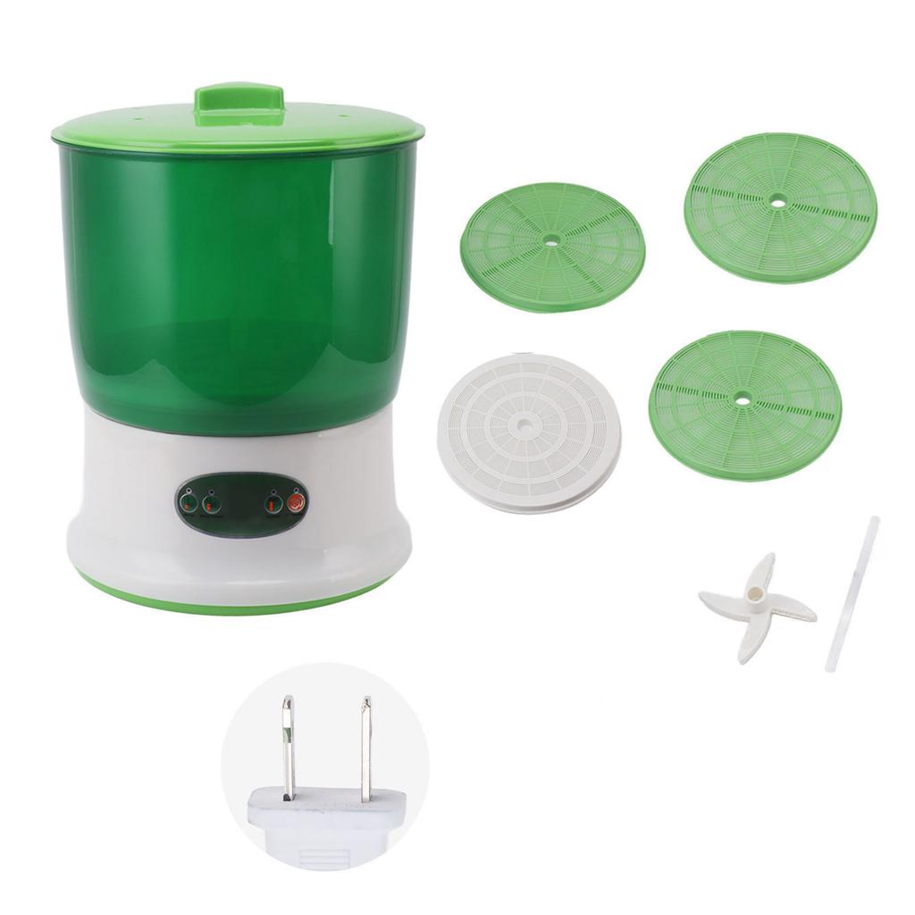 Bean Sprouts Machine 3 Layer Auto Control Bean Sprouts Grow Germination Kit for Home Kitchen US