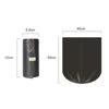 100pcs Flat-mouth Black Rubbish Bag Plastic Waste Bag Liner Bags Trash Bag  Bathroom