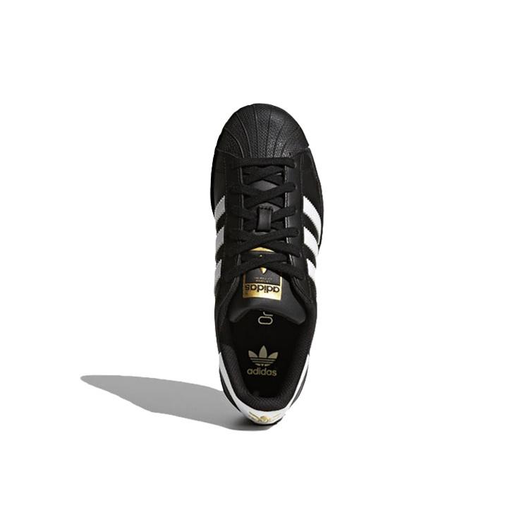 adidas Оригиналы SUPERSTAR Устойчивые к истиранию Устойчивые к истиранию Низкие Детские Скейтбордические Кроссовки B23642