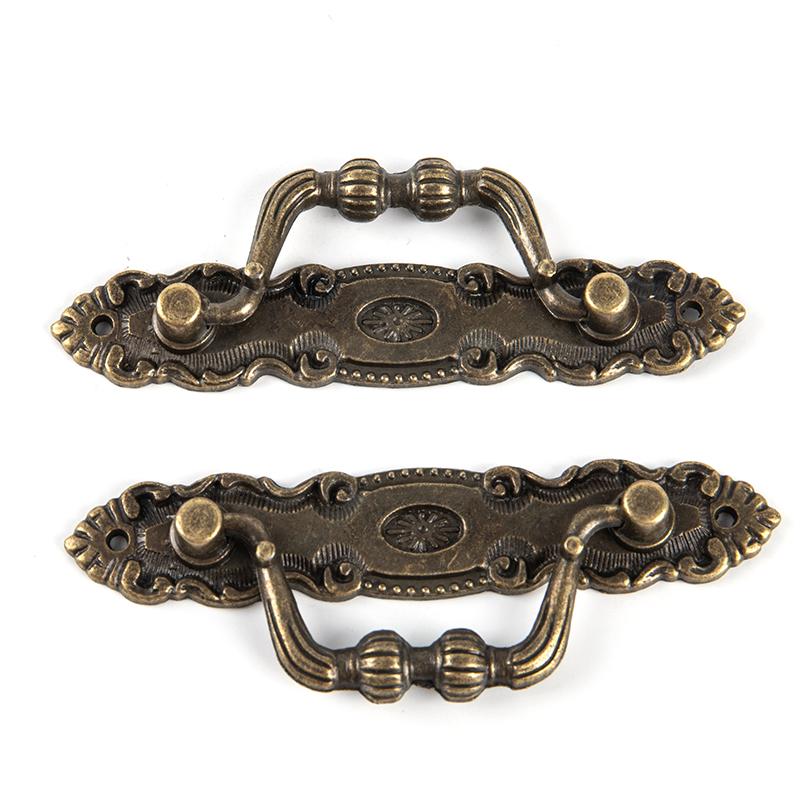 Антикварные ручки для выдвижного ящика, дверной шкаф, деревянный сундук, металлический ящик