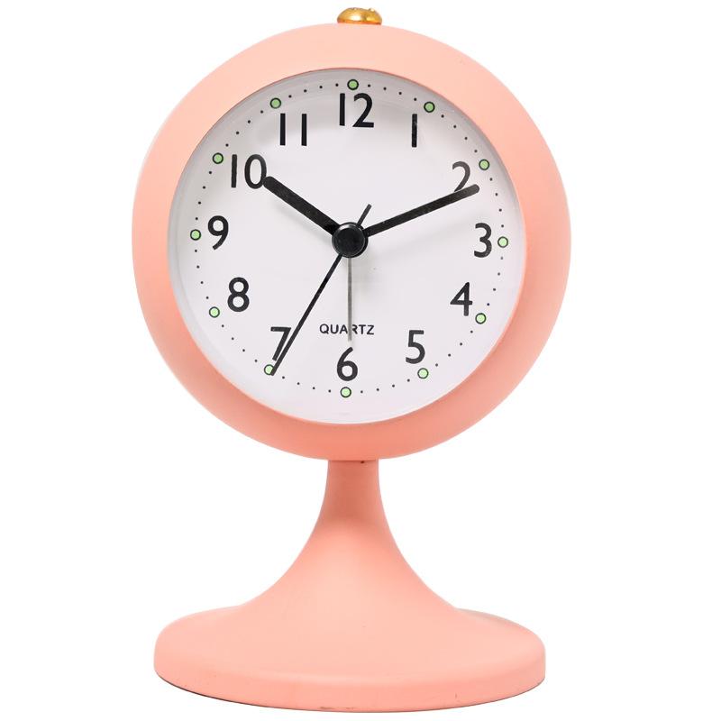 Ретро аналоговый будильник тихие нетикающие прикроватные часы для спальни домашнего офиса