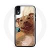 Case - MANIACASE - Iphone XR - Flexible - Black - Cute Pitbull