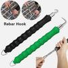 Semi-Automatic Rebar Tying Tool Wire Knotting Pliers Straight Pull Bar Binding Hook Construction Site