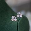Серьги-гвоздики Cherry, женские простые серьги Niche Design Sense Pink Opal Fruit Earrings Summer