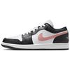 Air 1 Low Black Rust Pink Unisex Sneakers White 553558-165
