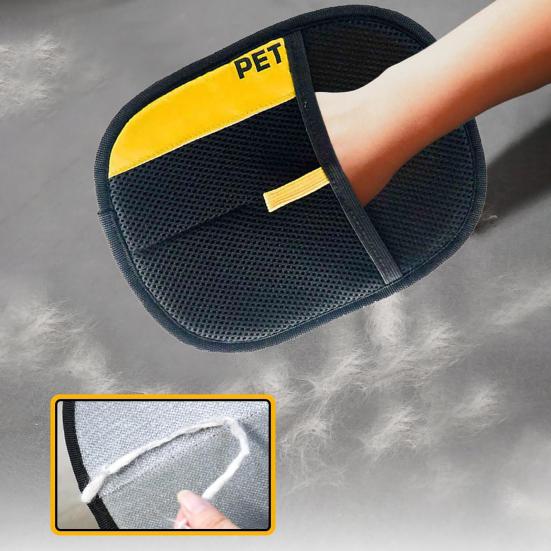 Электростатическая перчатка для удаления шерсти домашних животных, двухсторонние перчатки для ухода за кошками и собаками, многоразовая перчатка для удаления шерсти с дивана, мебели, ковров, автомобильных сидений