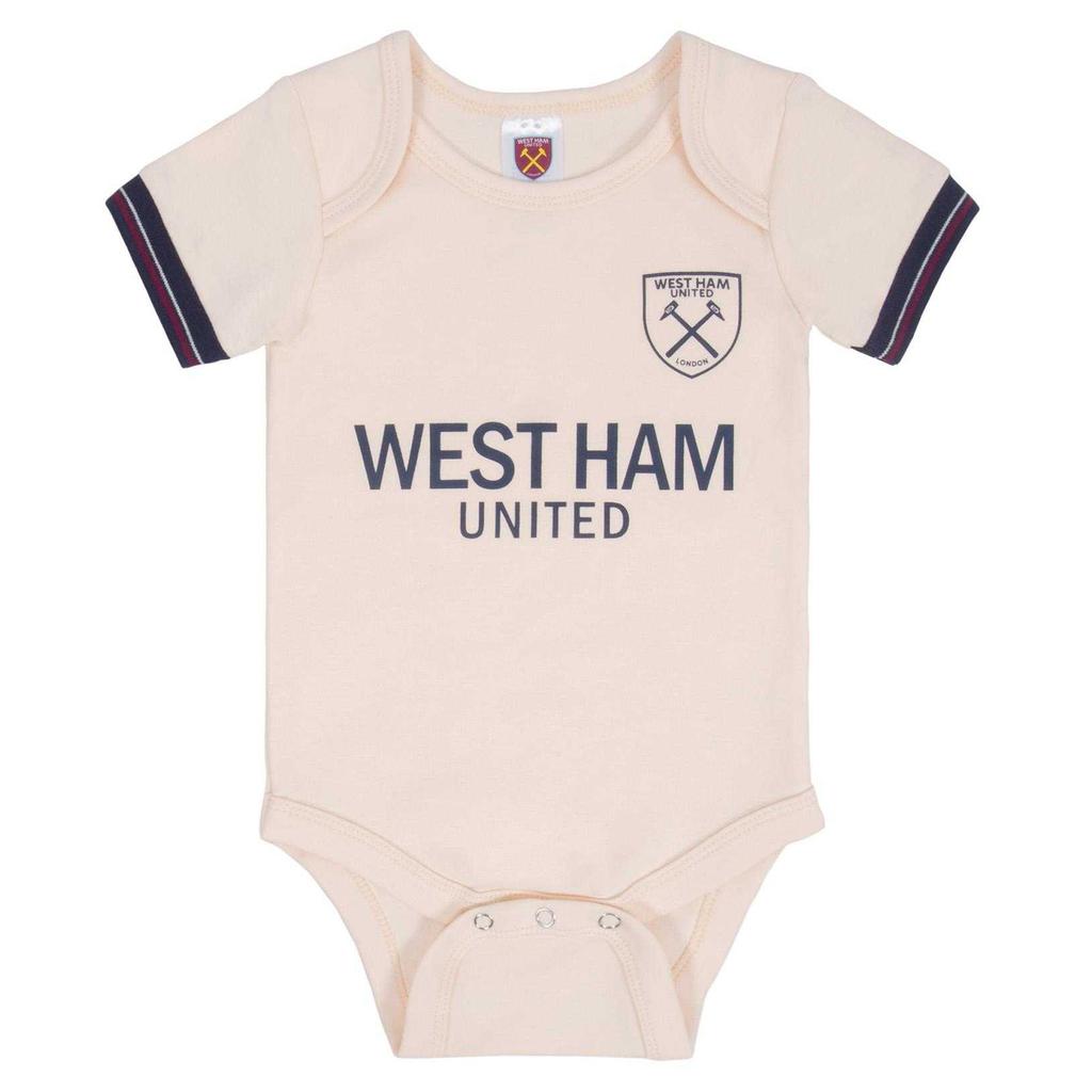 West Ham United FC Baby Home & Away Kit Babygrow (Pack of 2)