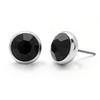 Black Crystal Chic Stud Earrings Daily