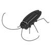 Solar Powered Insect Toys Simulation Fake Roach Toys Halloween Cockroach Decoration Props
