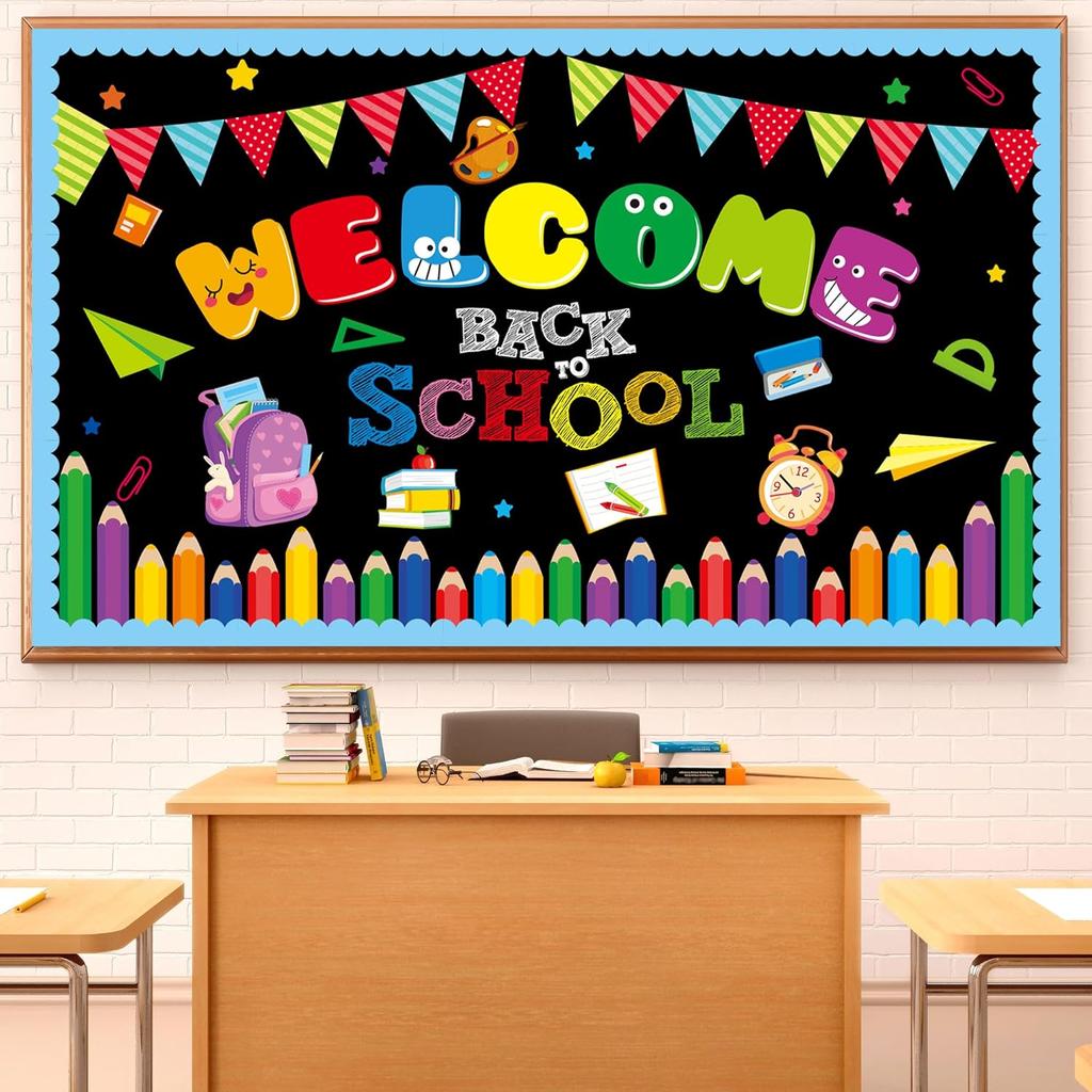 Украшения для доски объявлений «Добро пожаловать» Back to School Бохо Декор класса Бохо Радуга Набор для доски объявлений «С возвращением» Вырезки для школьного офиса