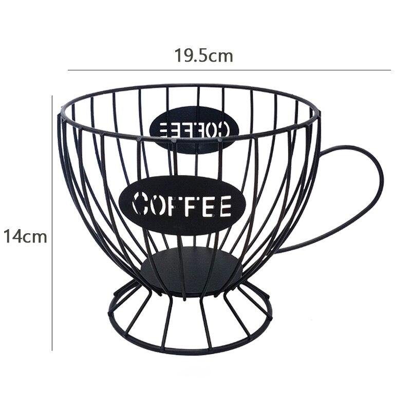 Кофейная капсула, держатель для чашки, полая корзина для хранения кофе, органайзер для фруктового кофе, аксессуары для кофе