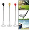 Golf Alignment Stick 2 Section Retractable Magnetic Golf Alignment Rod Swing Training Aid Club Lie Angle Tool Direction Indicator Stick Golf
