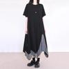 Irregular Patchwork Hem Dress ZMY1399