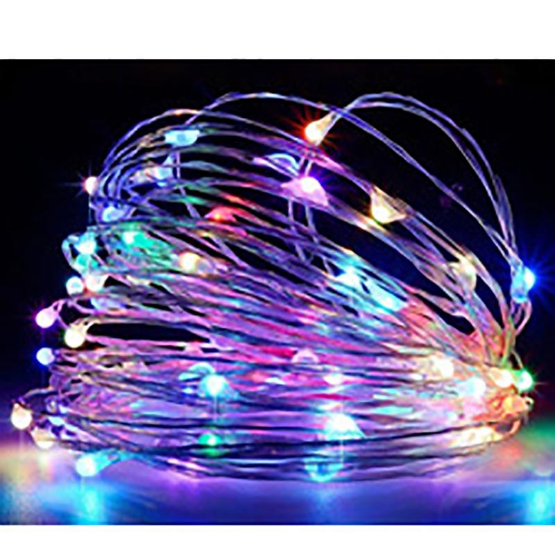 8 режимов гирлянды на солнечных батареях, 10-30 м, 100-300 светодиодов, водонепроницаемая уличная гирлянда, лампа на солнечной энергии, рождественская для украшения сада