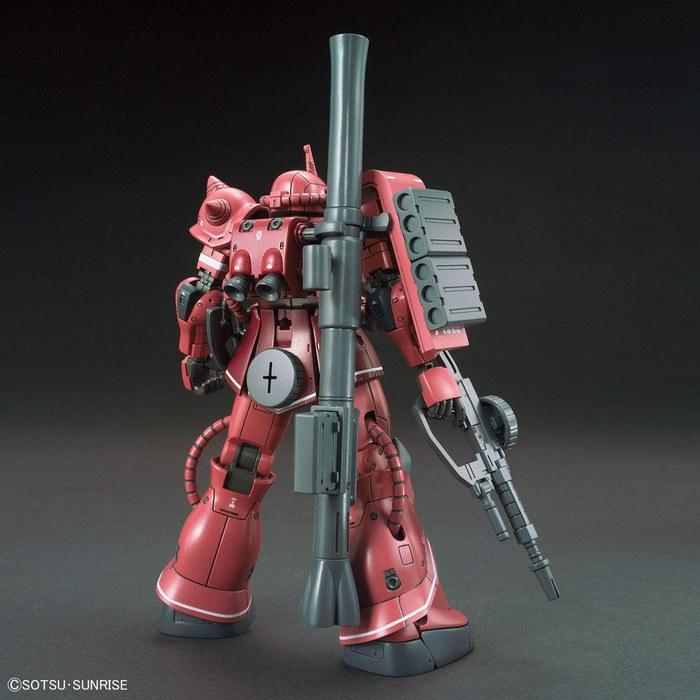 HG Мобильный Доспех Гандам THE ORIGIN Зак II Чара Красная Комета Версия. Пластиковая модель 1/144, цветная, многоцветная (x1)